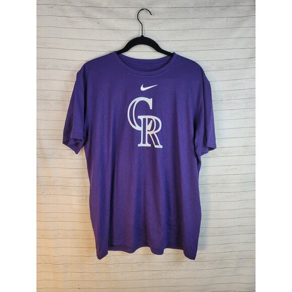COLORADO ROCKIES MLB NIKE DRI FIT SHORT SLEEVE TSHIRT, SZ XL - Picture 1 of 9